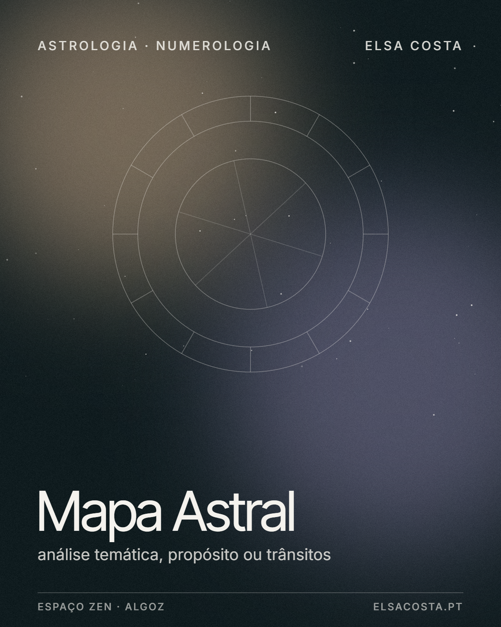 Mapa Astral sem Sessão de Acompanhamento – Elsa Costa