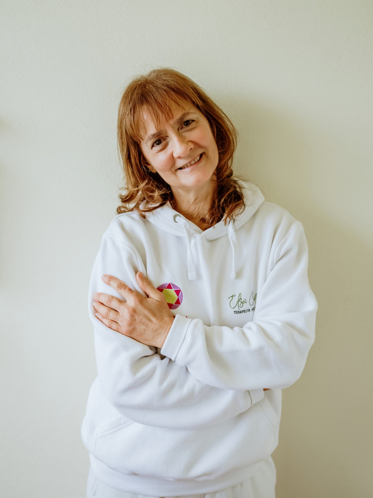 Elsa Costa, terapeuta holística, a sorrir