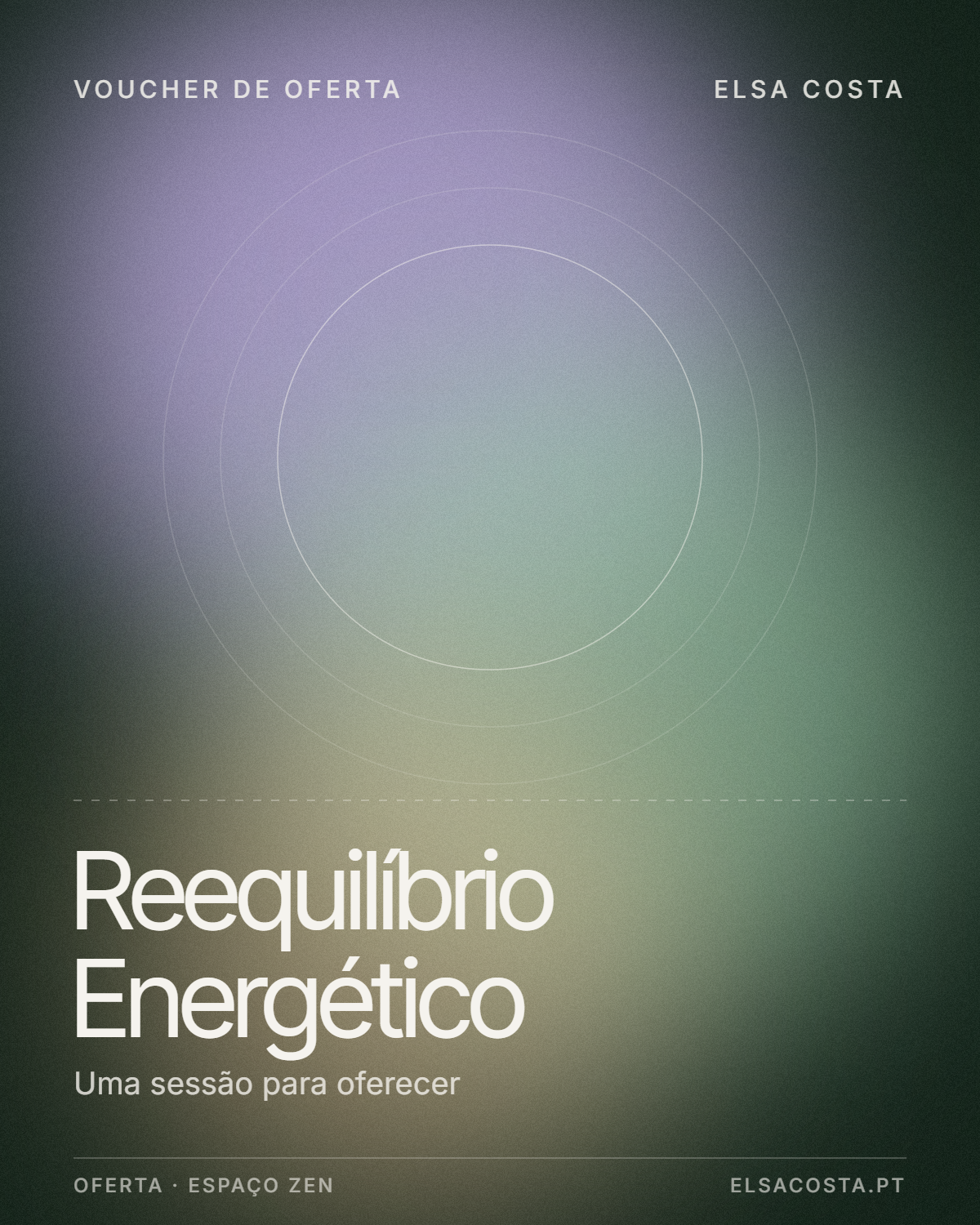 Voucher de Oferta de Sessão de Reequilíbrio Energético